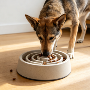 Anti-Choke Slow Feeder Dog Bowl
