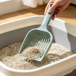 Litter Box Scoop with Deep Shovel Design